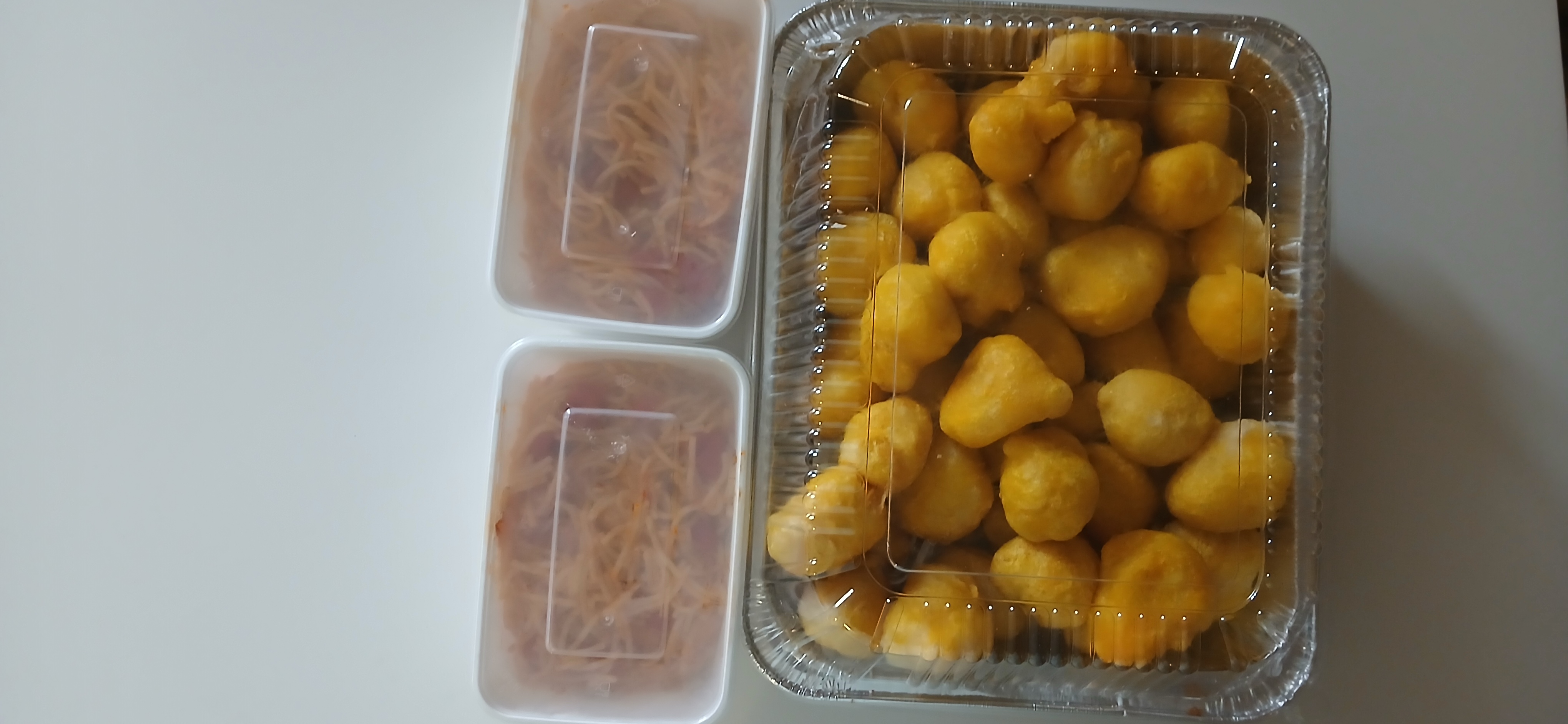 Beignets de farine jaune+vermicelle